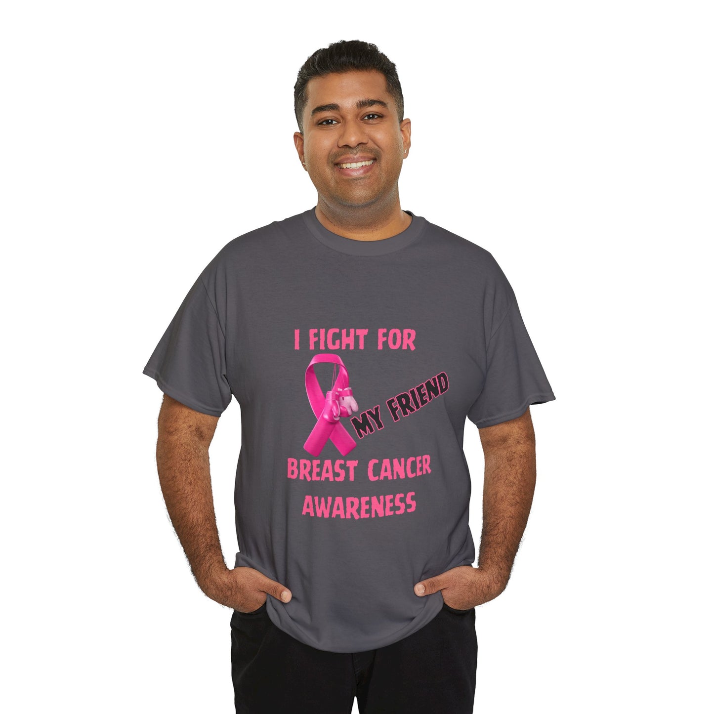 I Fight For My Friend Pink Ribbon Shirt