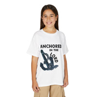 Anchored in the Lord Youth T-Shirt — Black