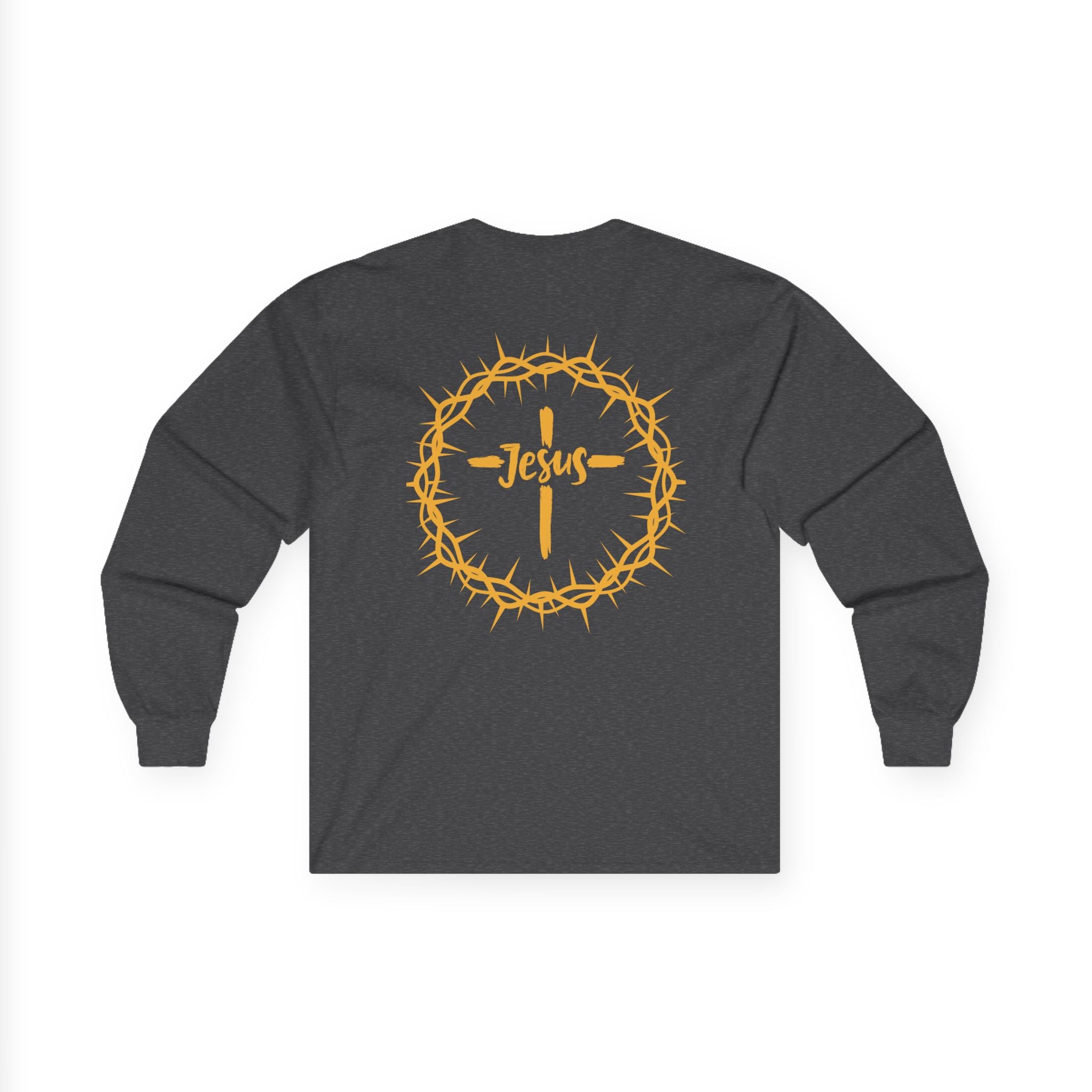 Jesus Crown of Thorns Long Sleeve Tee
