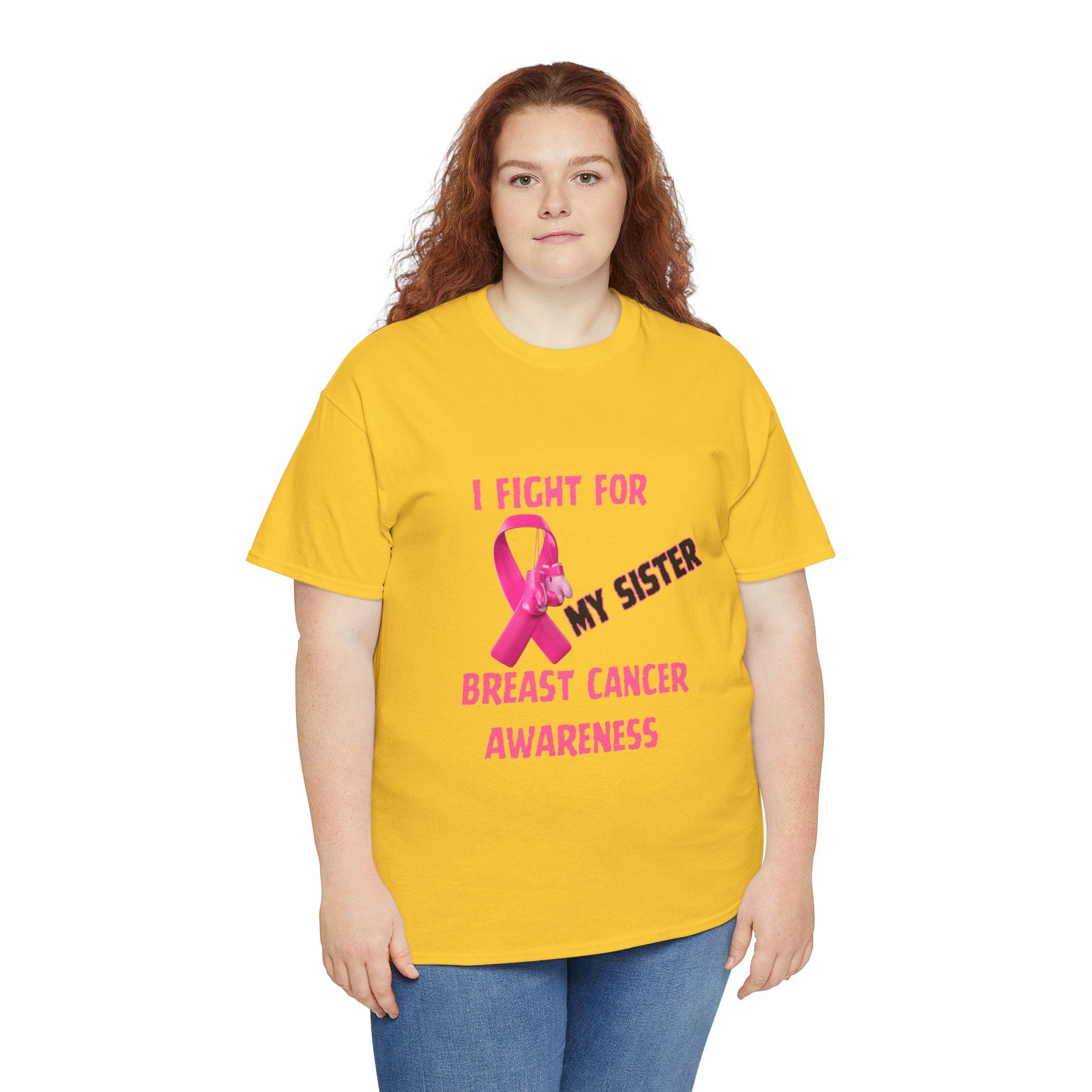 I Fight for My Sister Pink Ribbon Tee