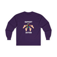 Puzzle Piece Hands Awareness Shirt - White