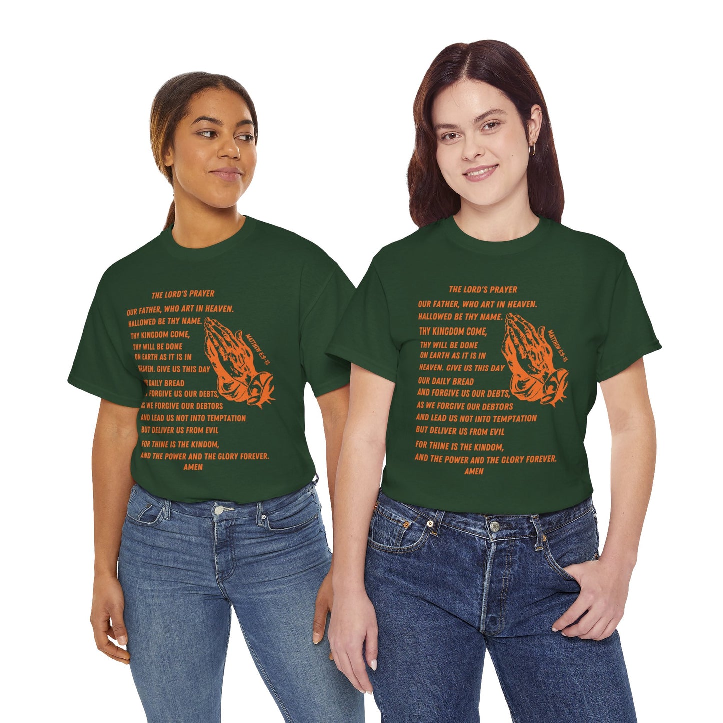 The Lord’s Prayer T-Shirt - Orange