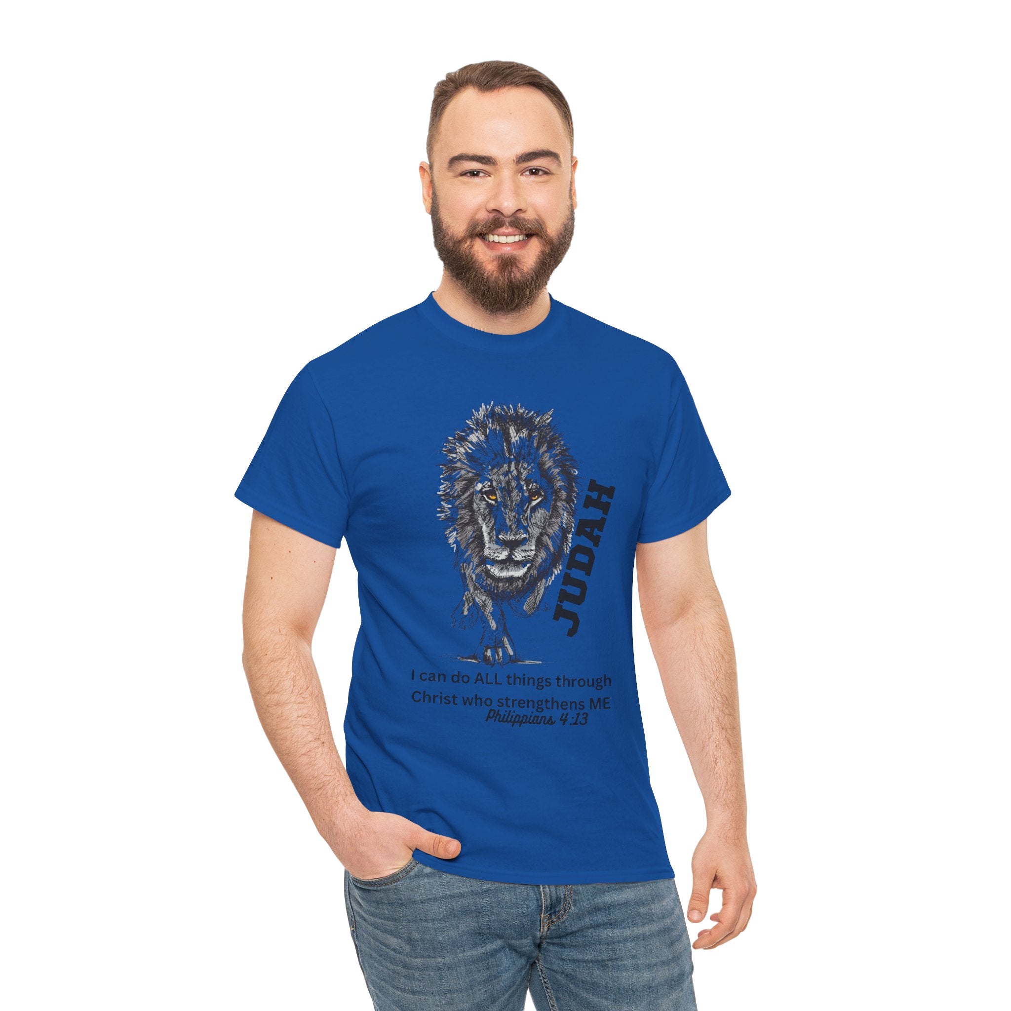 Lion of Judah – ‘I Can Do All Things’ Philippians 4:13 Tee
