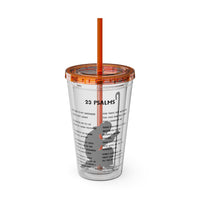 23 Psalms 16oz Tumbler with Straw