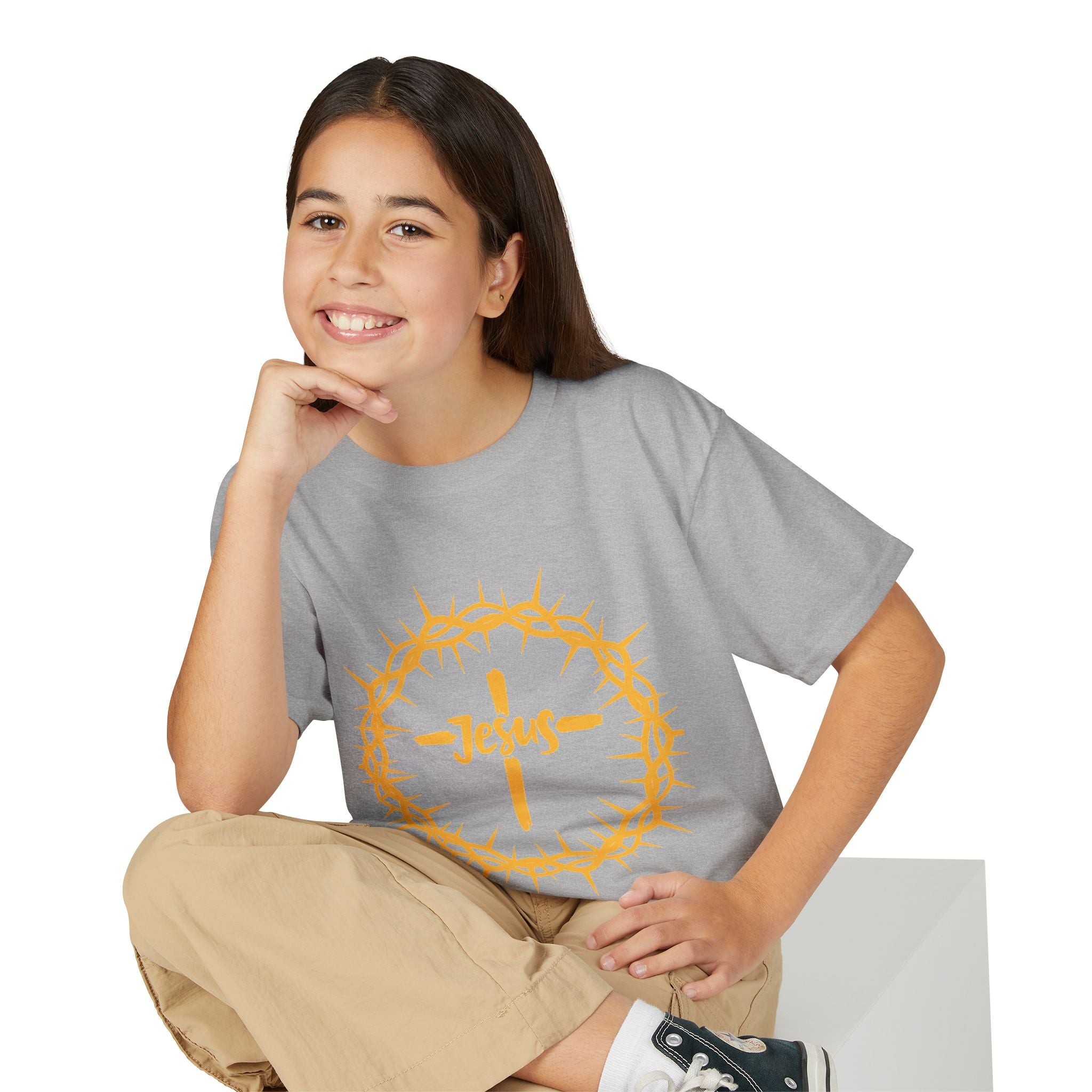 Jesus Crown of Thorns Youth T-shirt