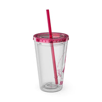Breast Cancer Survivor 16oz Tumbler with Straw