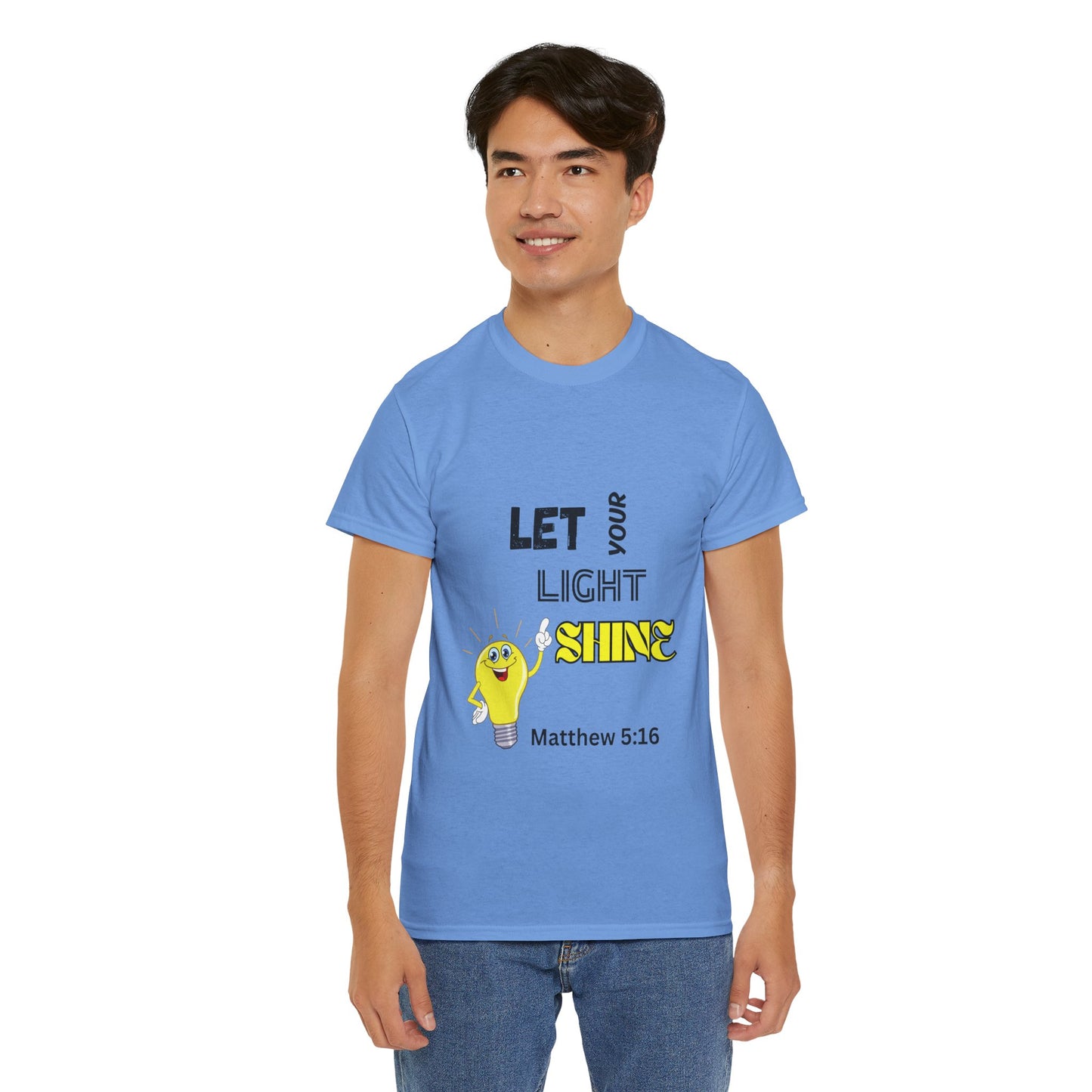 Let Your Light Shine T-Shirt – Matthew 5:16