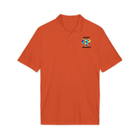 Autism Puzzle Heart Polo - Black
