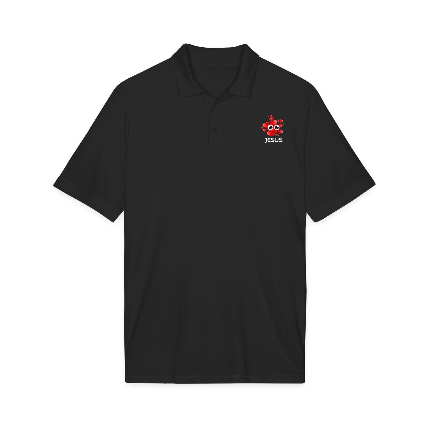 Eye Love Jesus Polo - White
