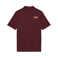 Rainbow "HUMAN" Polo Shirt