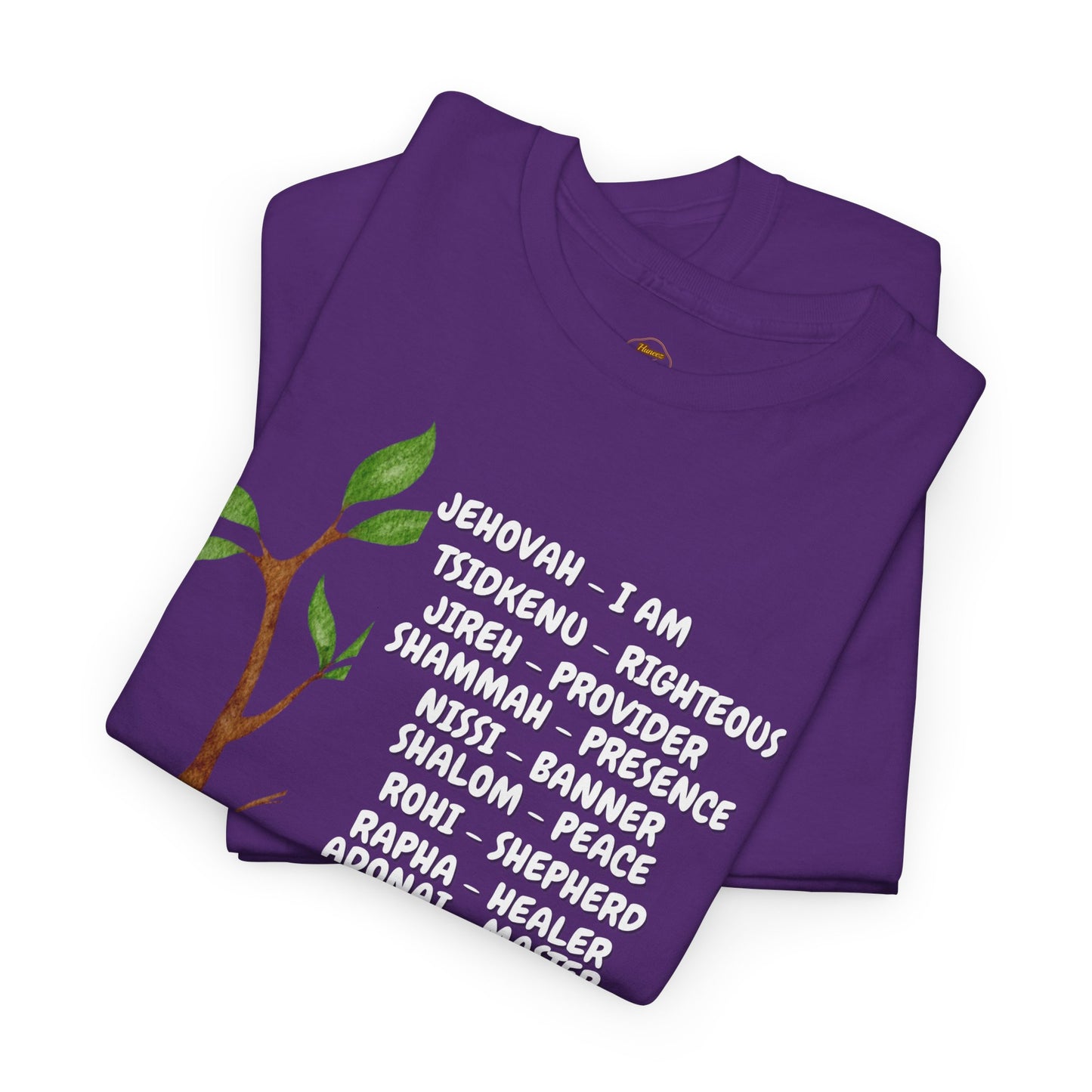 Characteristic Names of God T-Shirt - White
