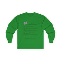 10 Commandments Long Sleeve - Black