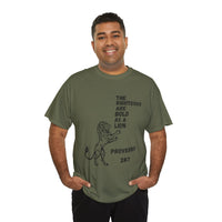 The Righteous Are Bold as a Lion Tee - Proverbs 28:1
