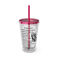 The Lord's Prayer 16oz Tumbler with Straw