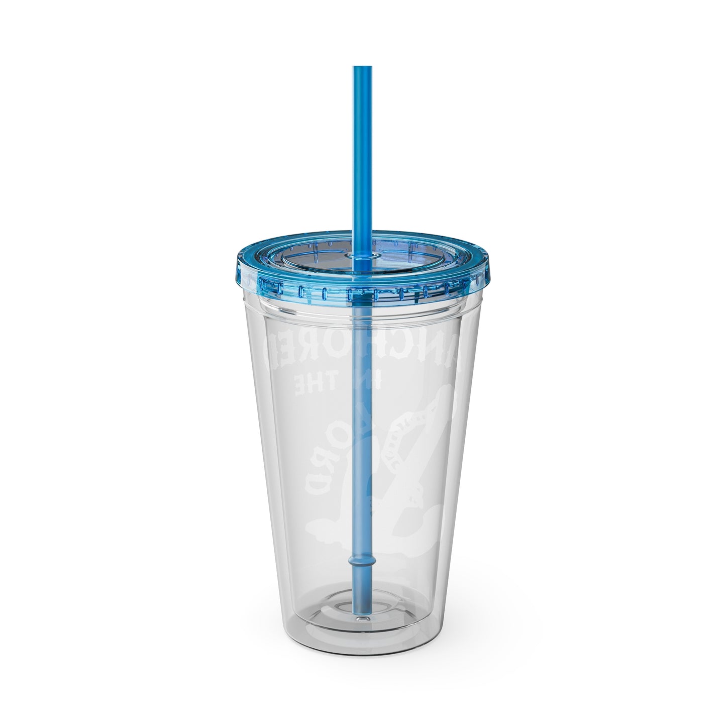 Anchored in the Lord 16oz Tumbler with Straw