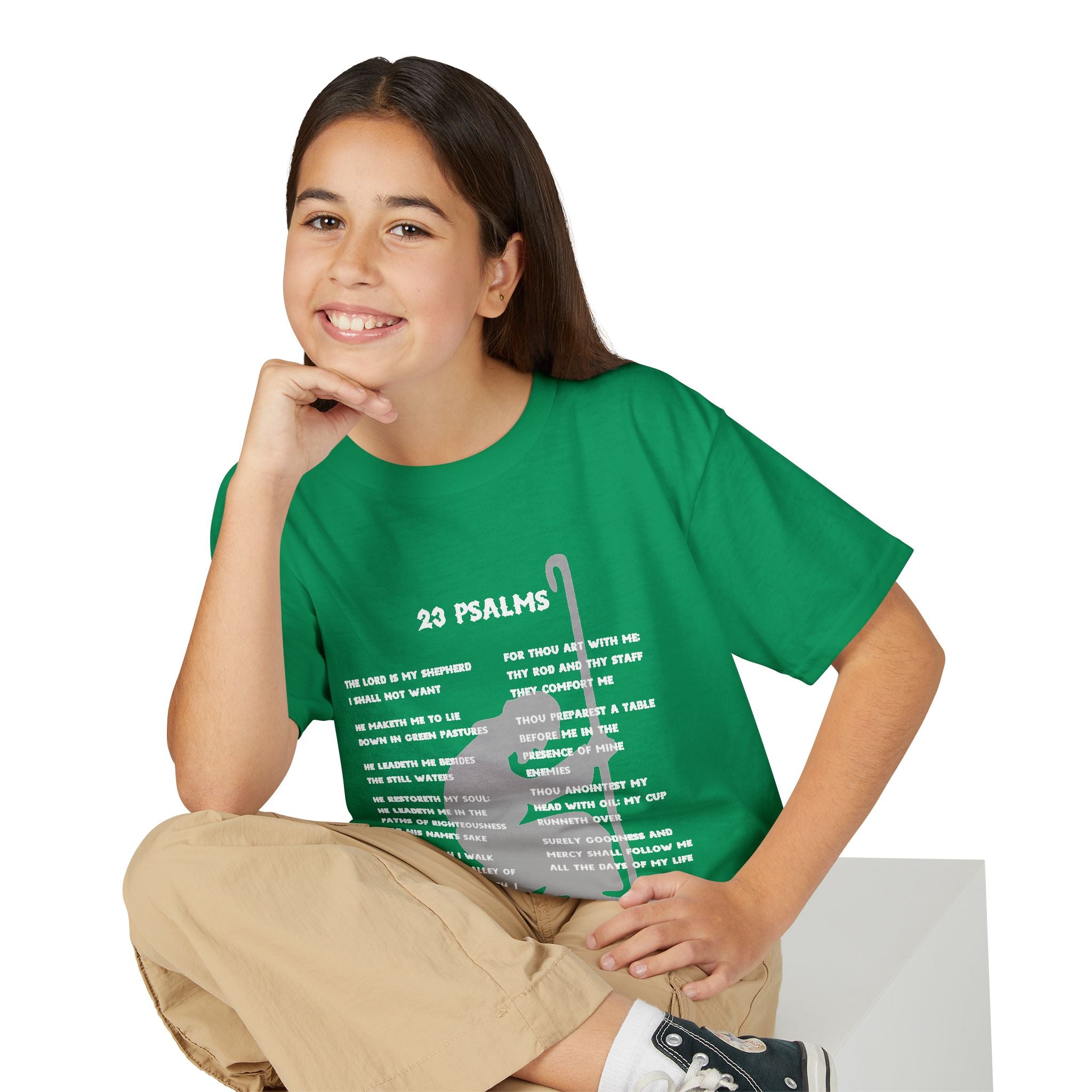 23 Psalms Youth T-shirt - White