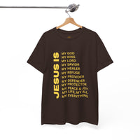 Christian JESUS IS T-Shirt – Gold