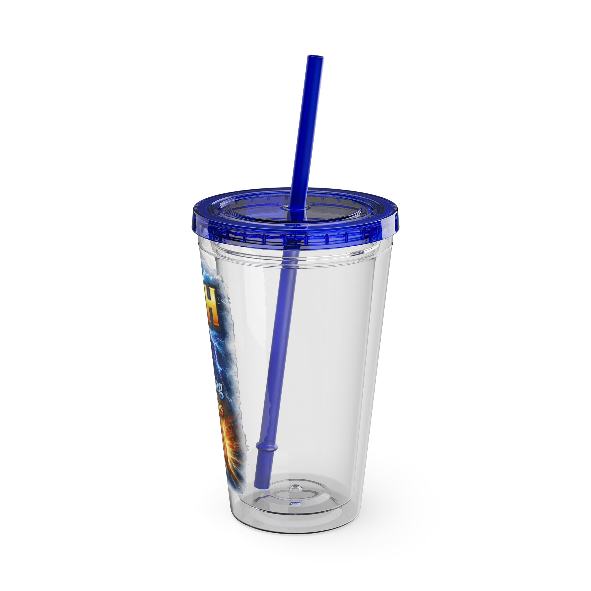 Push Pray Until Something Happens 16ozTumbler — Hands
