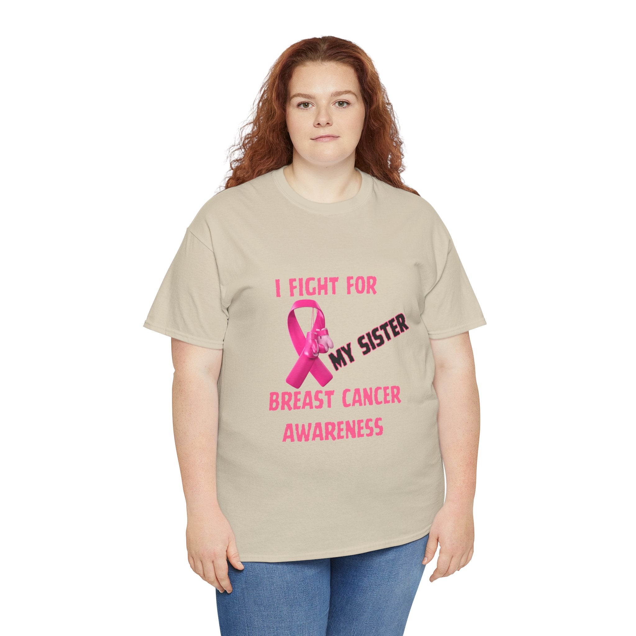 I Fight for My Sister Pink Ribbon Tee