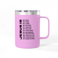 Christian Jesus Is 15oz Tumbler - Black