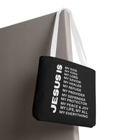 Christian JESUS IS Tote Bag - Black