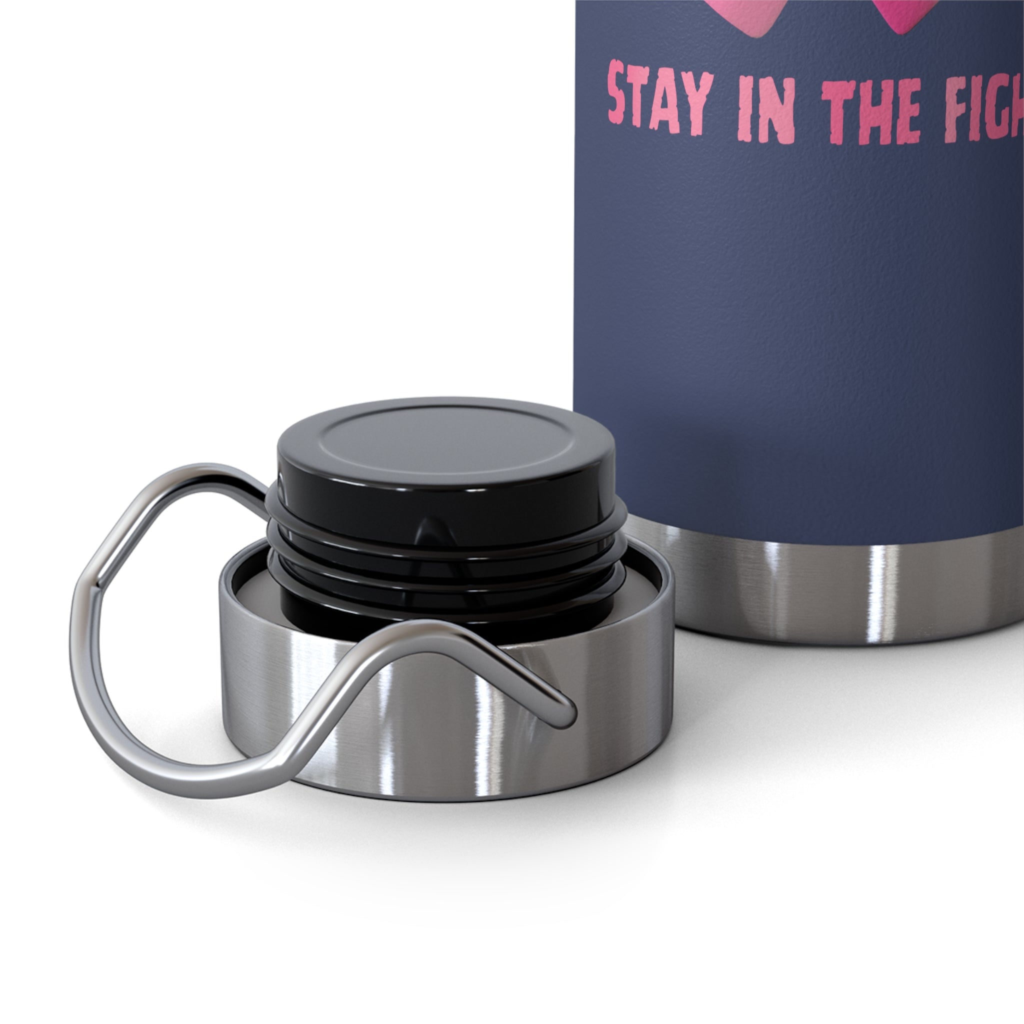 "Stay in the Fight" Breast Cancer Awareness 22oz Insulated Water Bottle