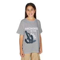 Anchored in the Lord Youth T-Shirt — White