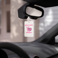 Breast Cancer Butterfly Awareness Car Air Freshener