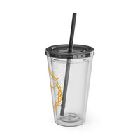 Jesus Crown of Thorns 16oz Tumbler with Straw