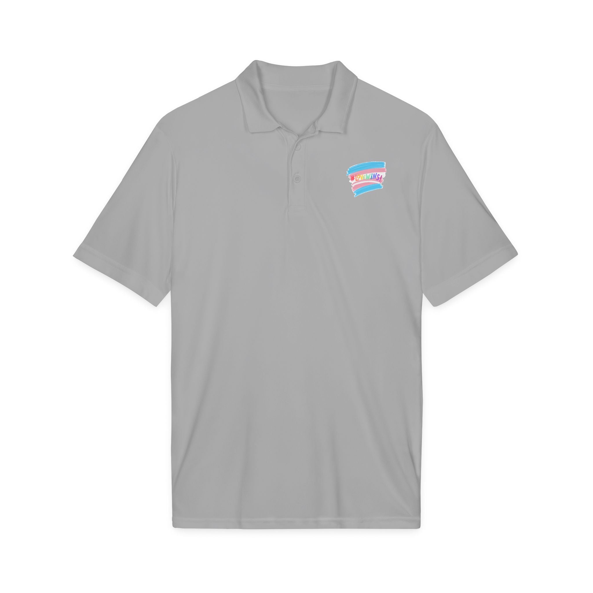 Trans Airbrush Love Wins Polo