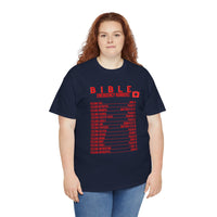 Bible Emergency Numbers Tee - Red