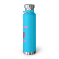 Butterfly Breast Cancer Awareness 22oz Insulated Water Bottle