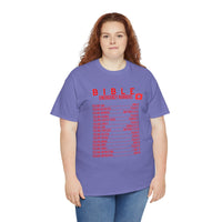 Bible Emergency Numbers Tee - Red