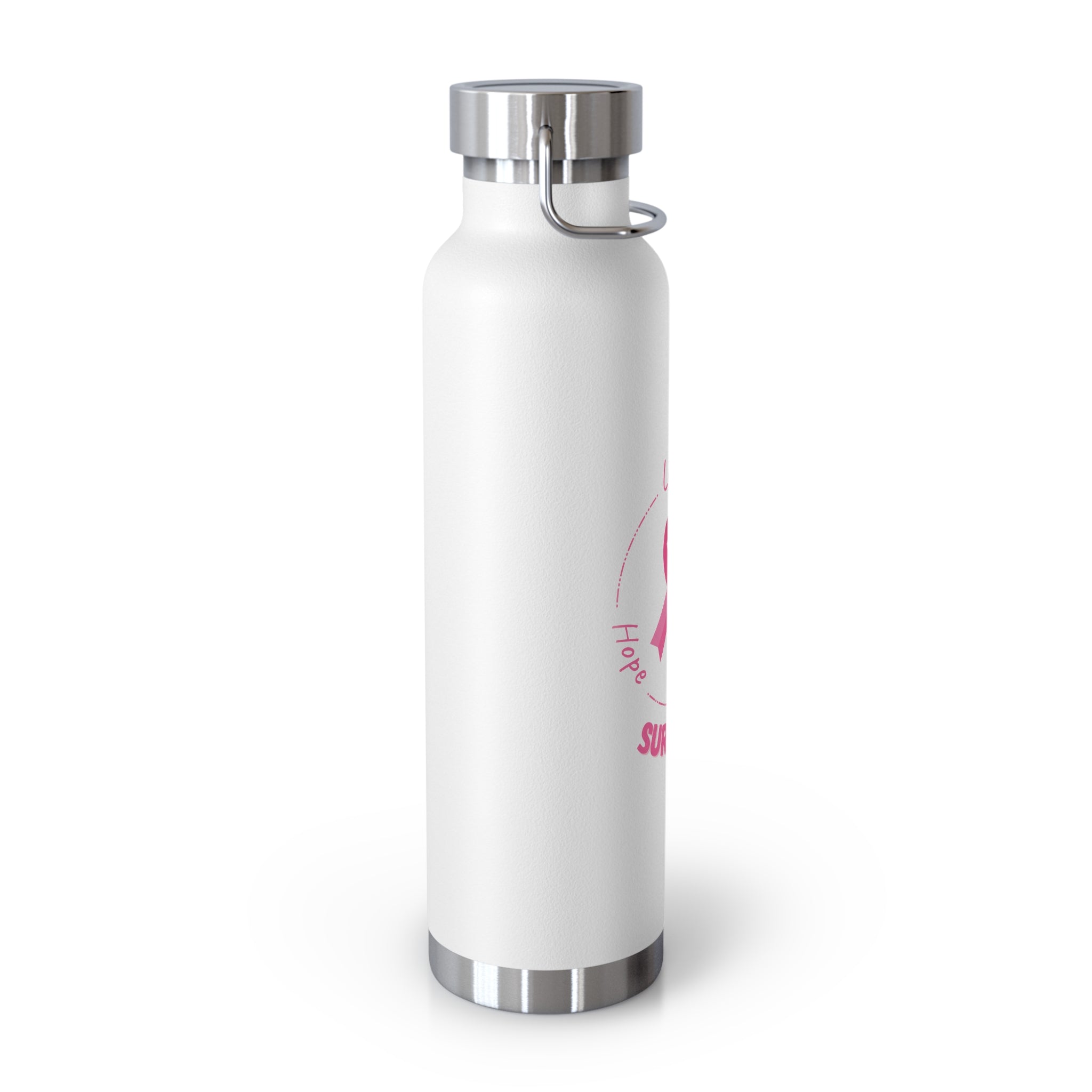 Survivor Breast Cancer Awareness 22oz Insulated Water Bottle