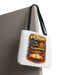 Push Pray Until Something Happens White Tote Bag - Bible