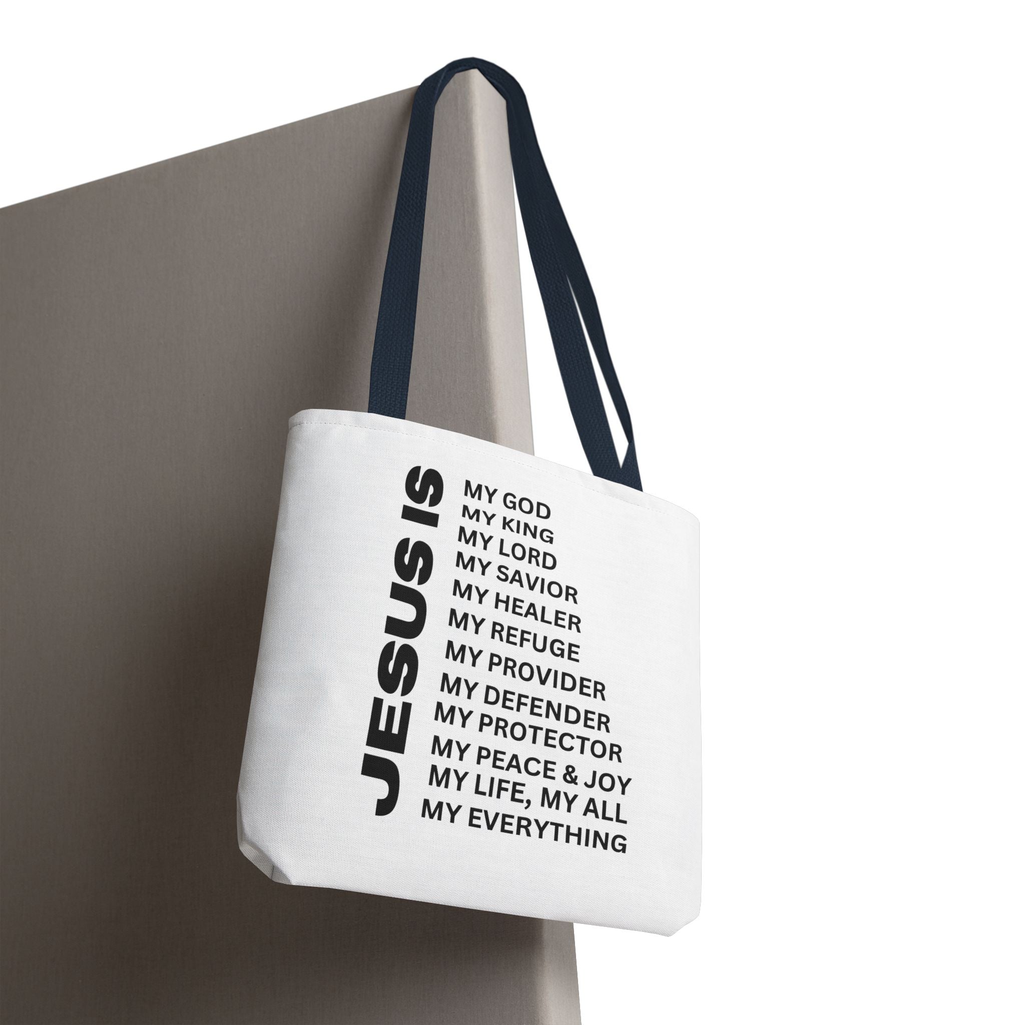 Christian JESUS IS Tote Bag - White