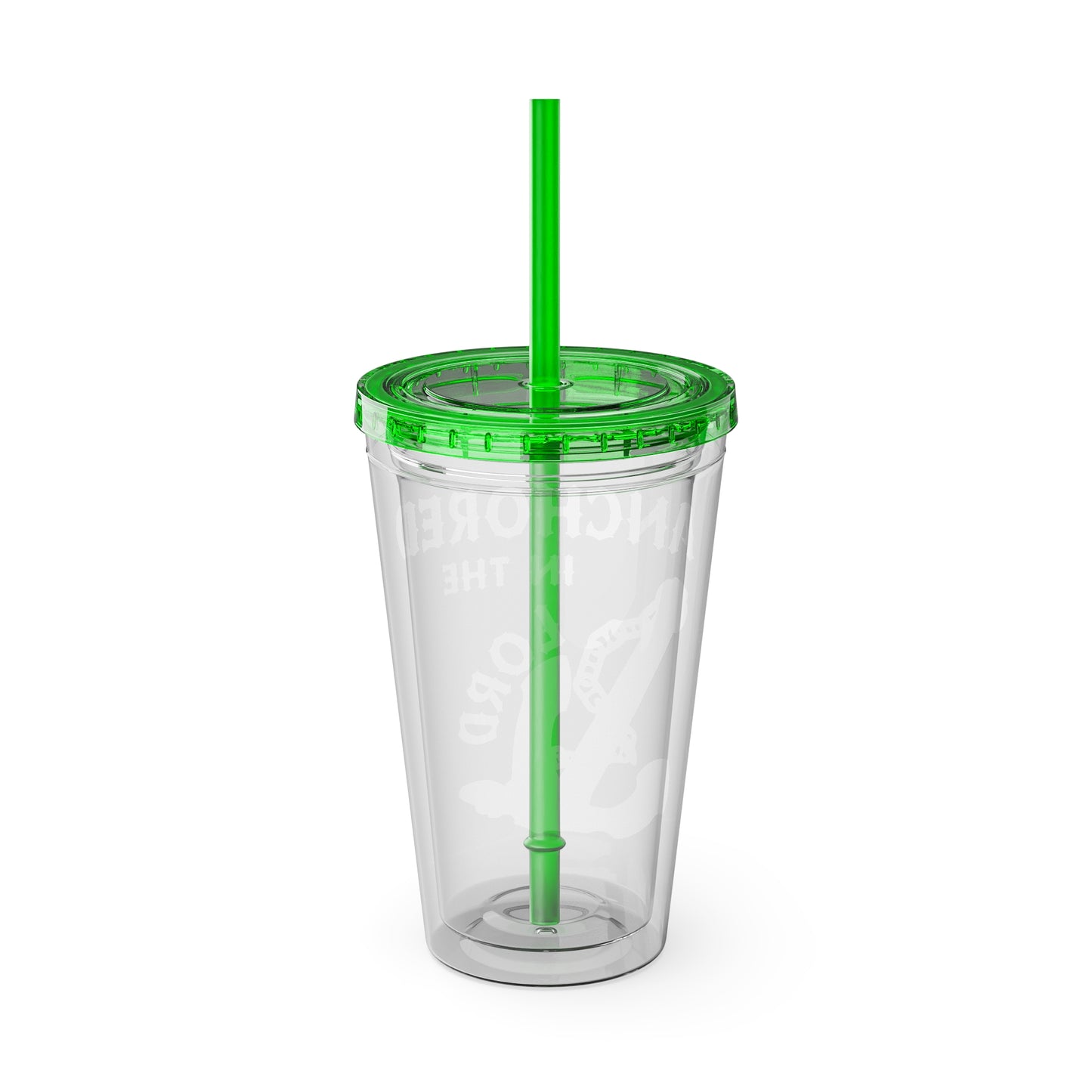 Anchored in the Lord 16oz Tumbler with Straw