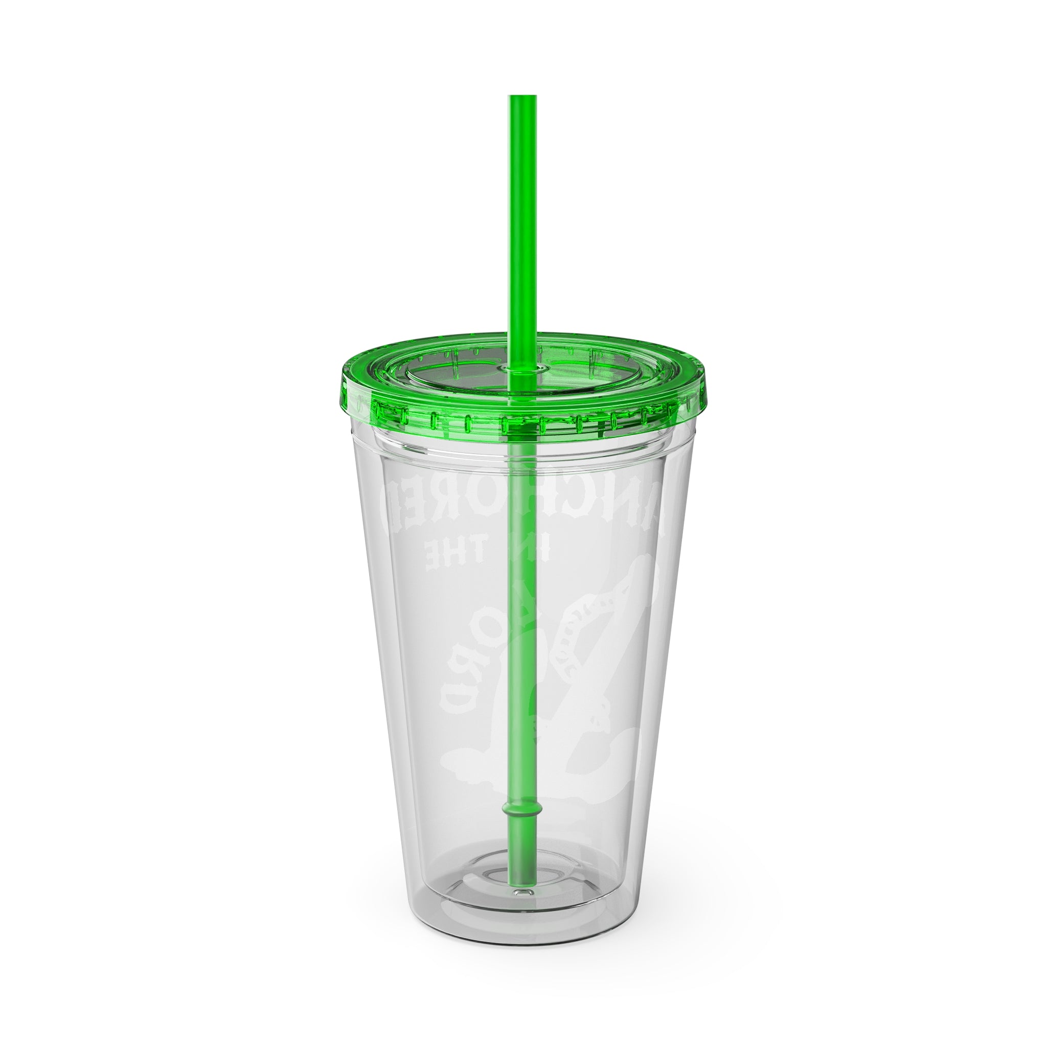 Anchored in the Lord 16oz Tumbler with Straw