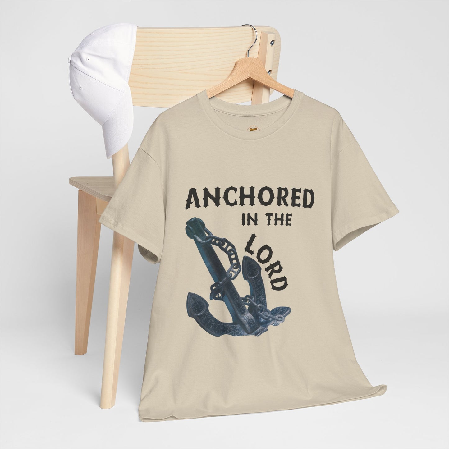 Anchored in the Lord T-Shirt - Black
