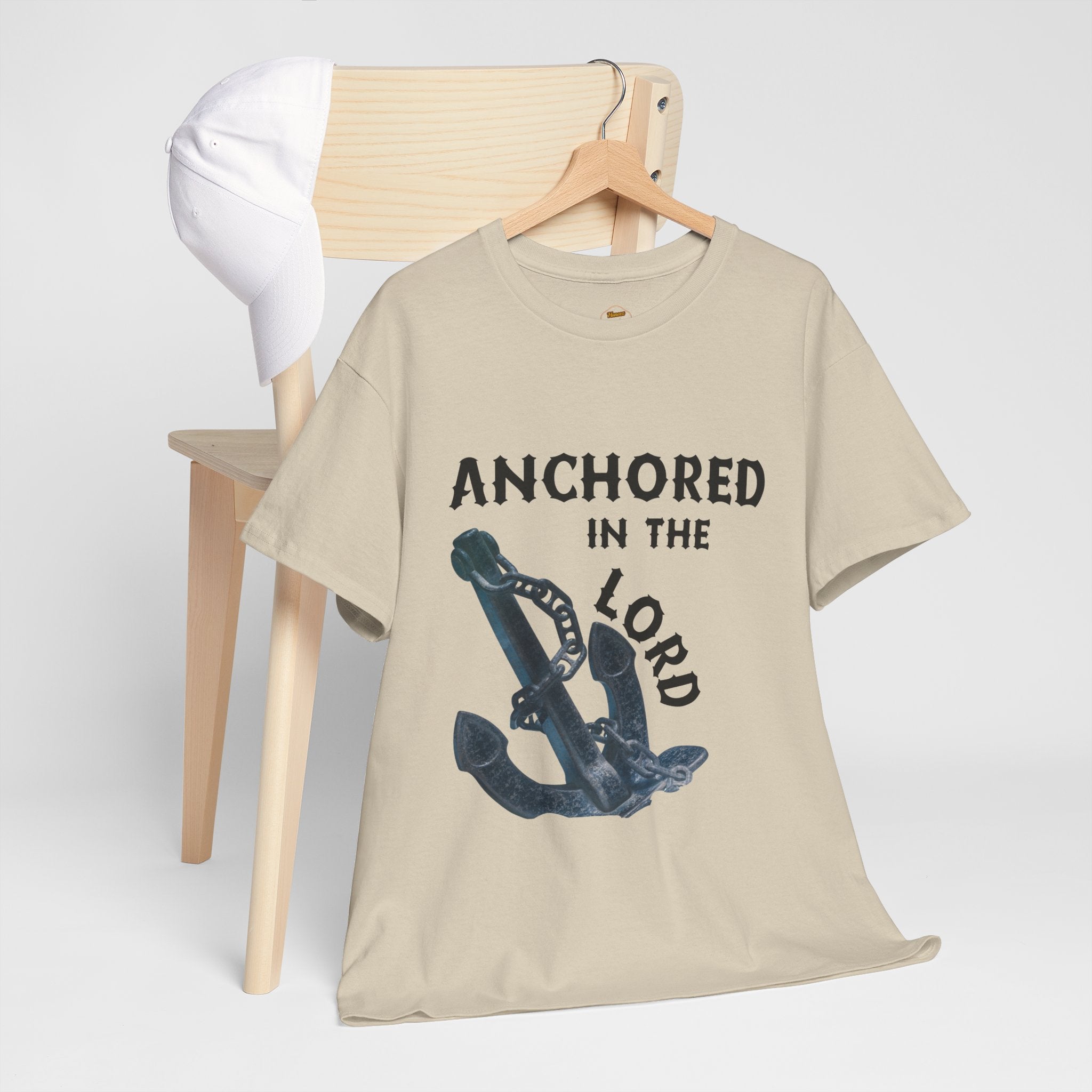 Anchored in the Lord T-Shirt - Black