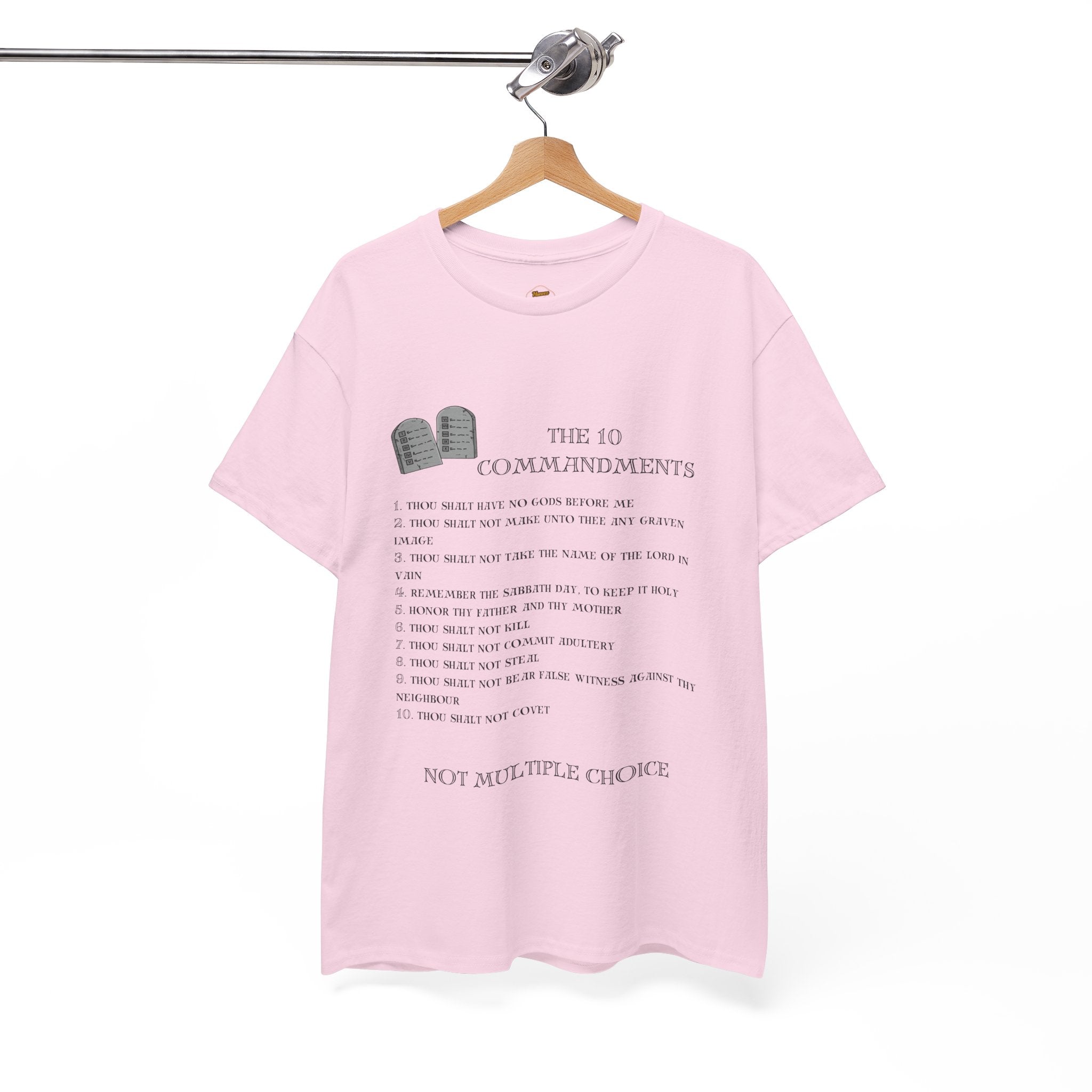 10 Commandments T-Shirt - Black