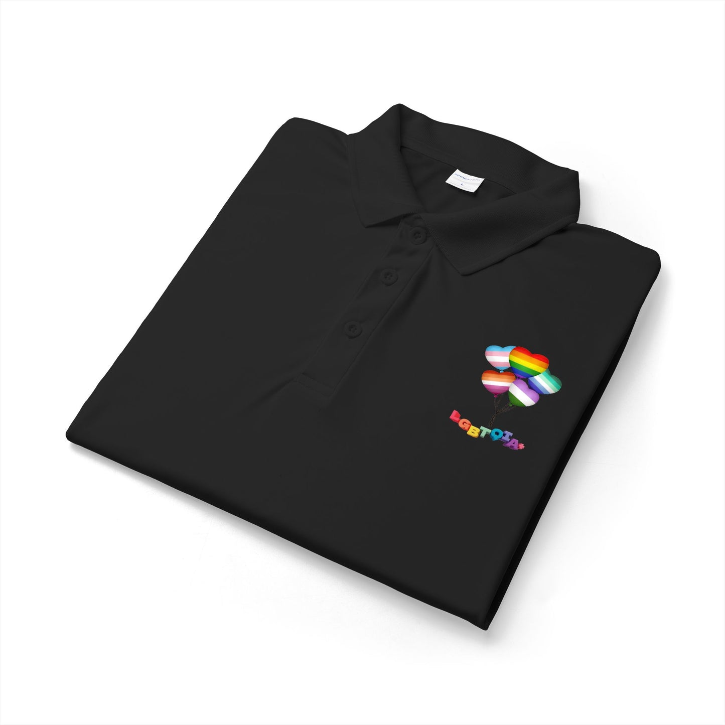 Rainbow Heart Balloons Polo