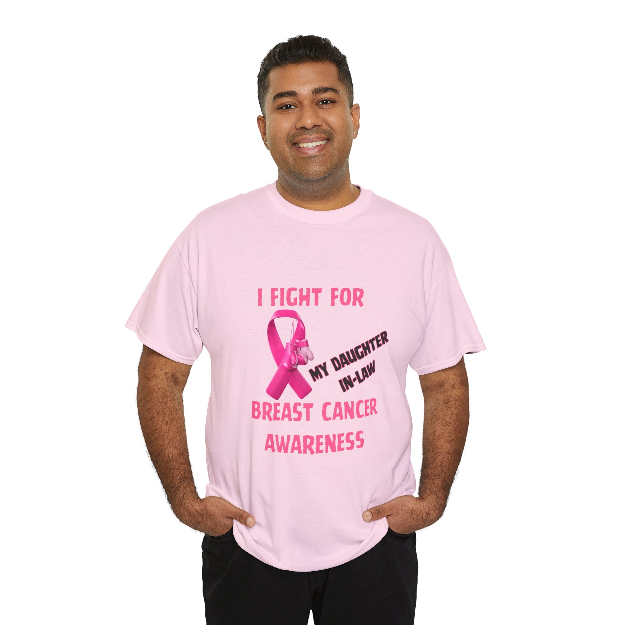 I Fight For My Daughter In-Law Pink Ribbon Tee