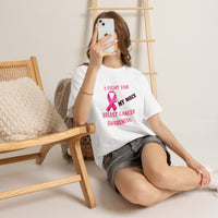 I Fight for My Niece Pink Ribbon T-Shirt