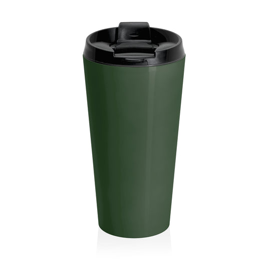 Push: 'Pray Until Something Happens' Stainless Steel Green Travel Mug - Bible