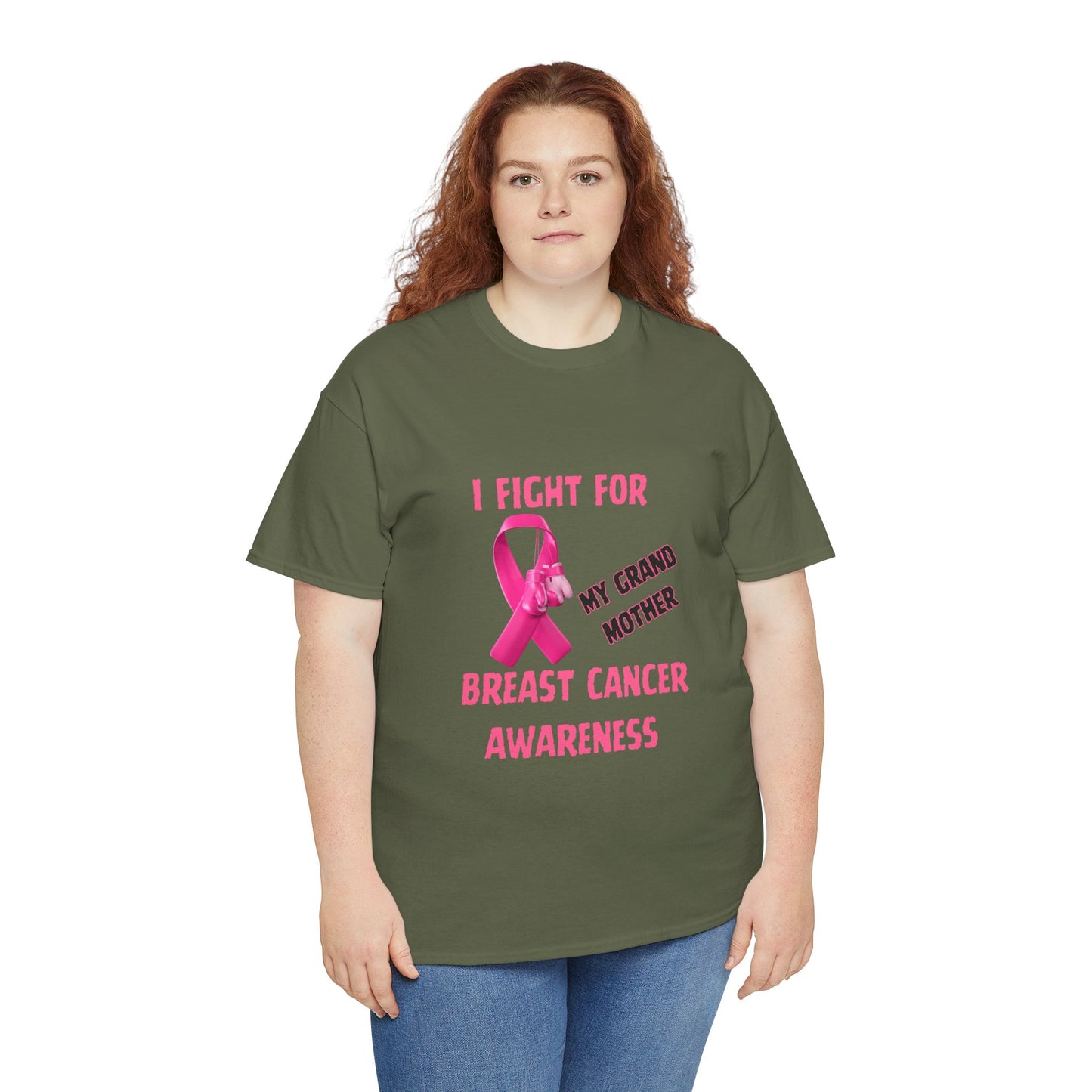I Fight For My Grandmother Pink Ribbon Tee