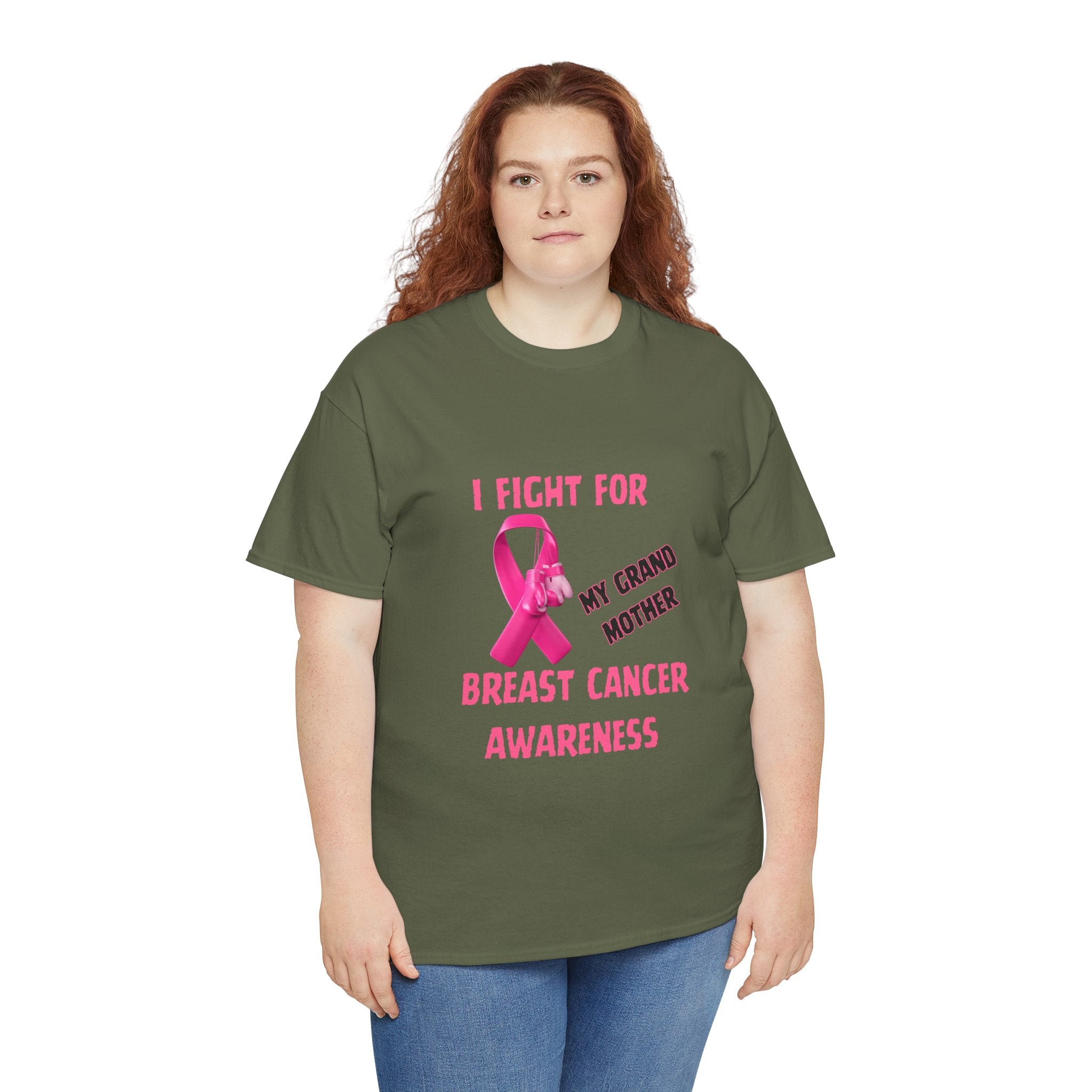 I Fight For My Grandmother Pink Ribbon Tee