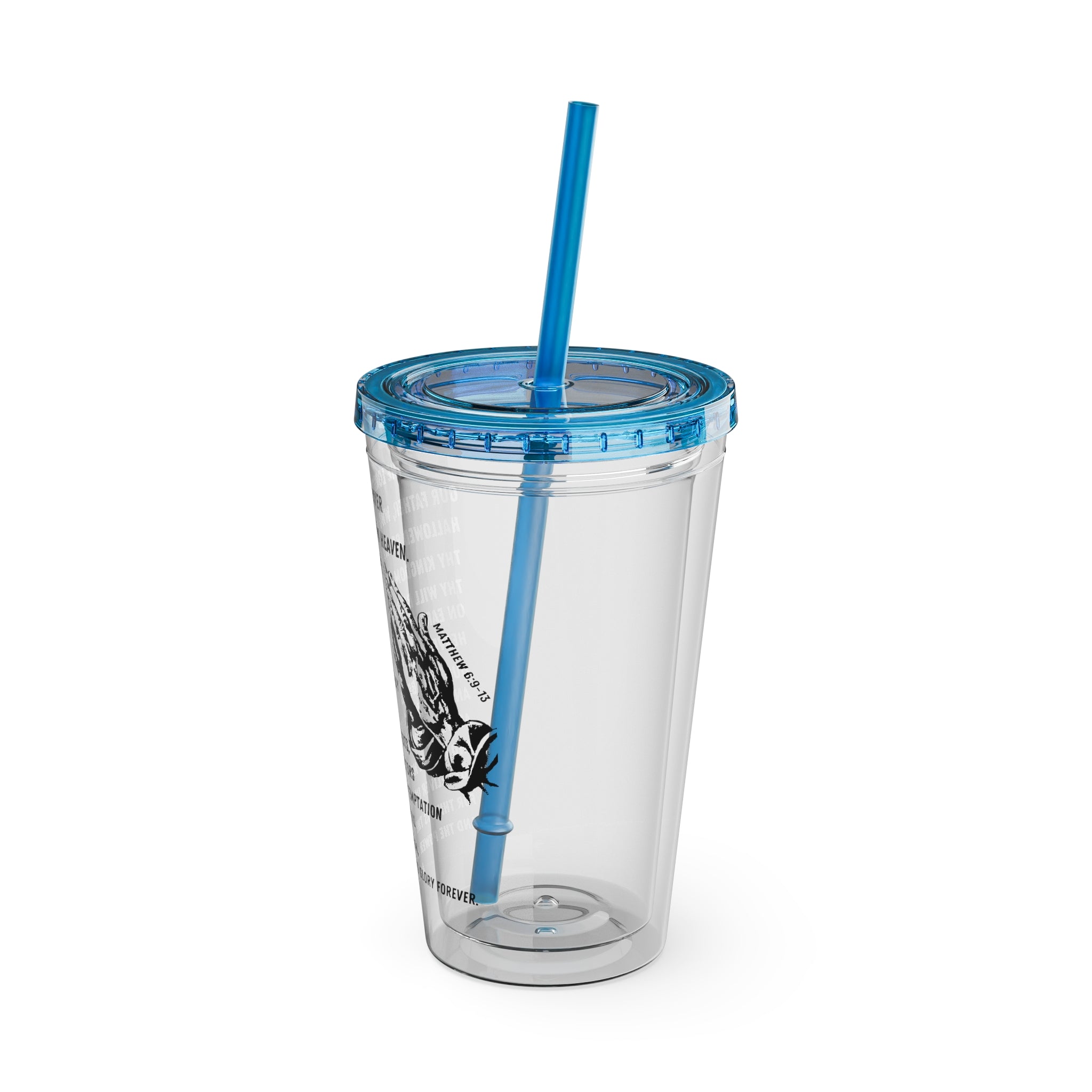 The Lord's Prayer 16oz Tumbler with Straw