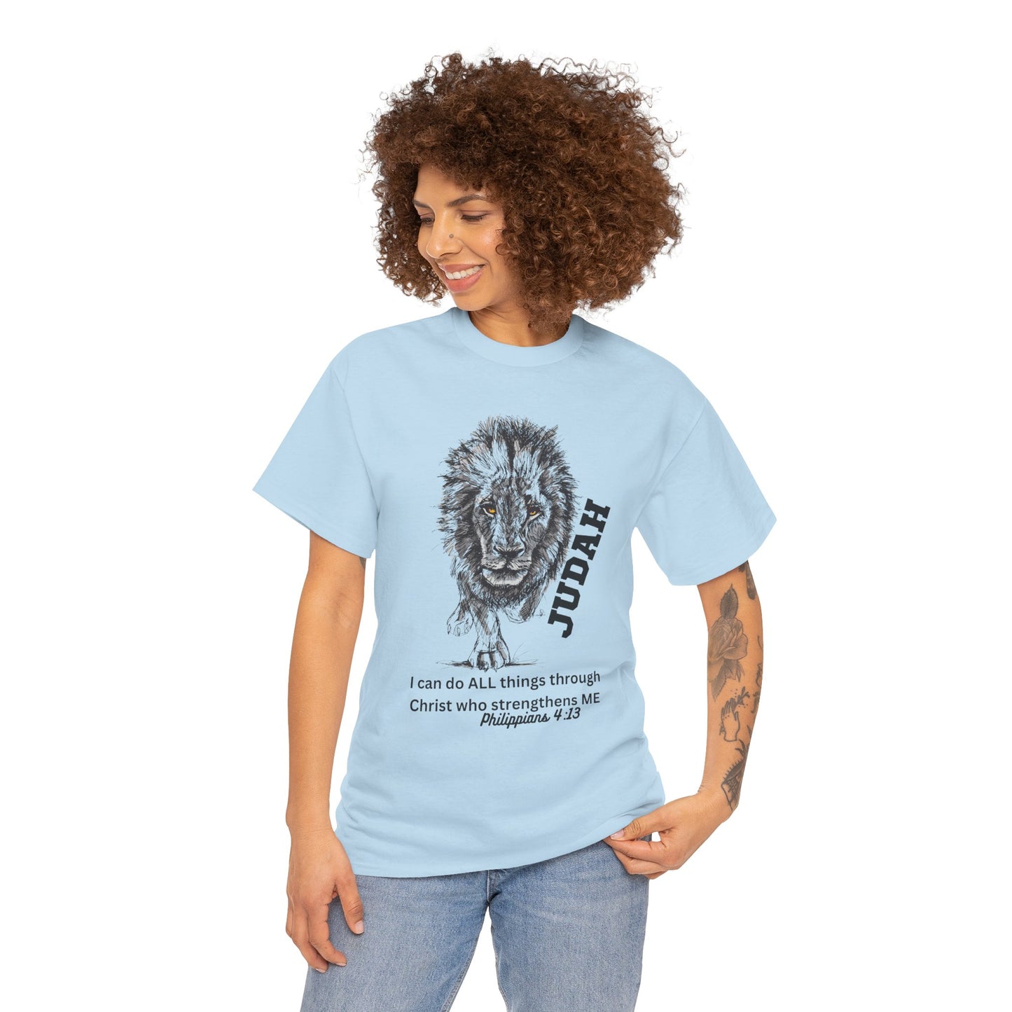 Lion of Judah – ‘I Can Do All Things’ Philippians 4:13 Tee