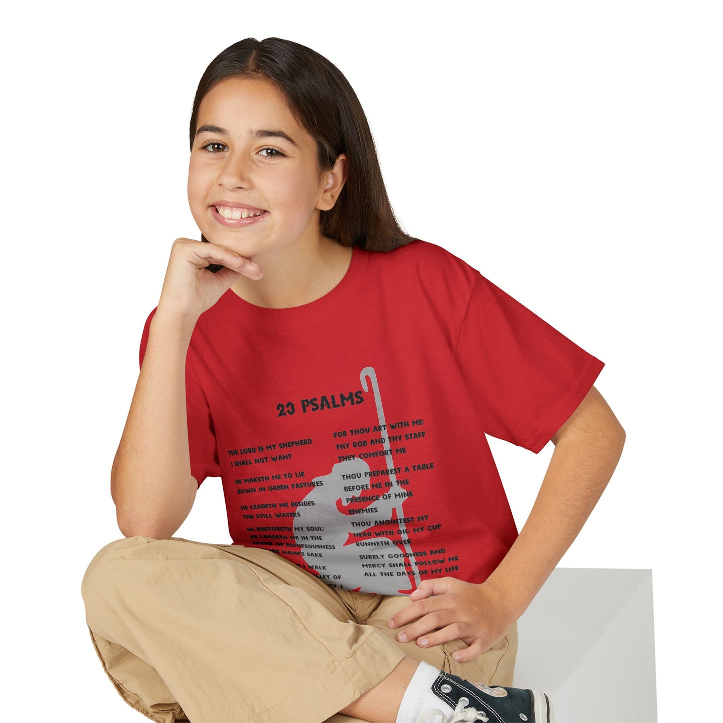 23 Psalms Youth T-shirt - Black